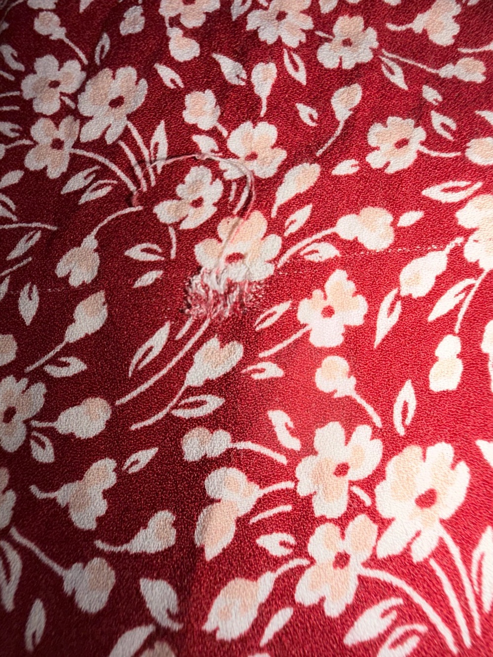 Reformation Zoe Red Flowered Midi Skirt Size 6 - Picture 7 of 7